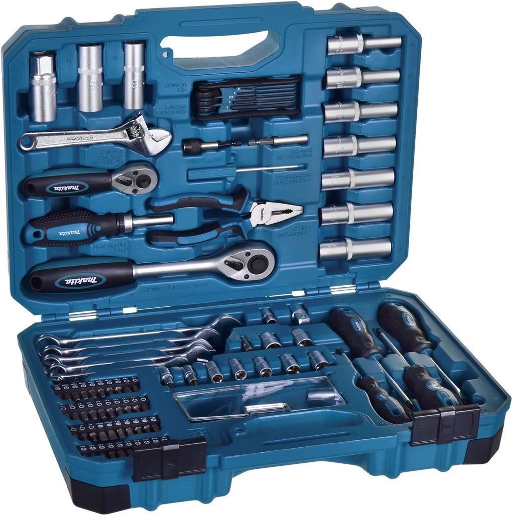 Conjunto de Ferramentas Manuais MAKITA E-08458 (87 Peças - Encaixes 1/2", 1/4" e 3/8" - Azul), imagem 1