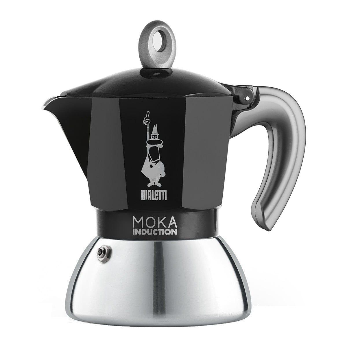 Cafeteira Italiana BIALETTI New Moka Induction (Preto e Prateado)