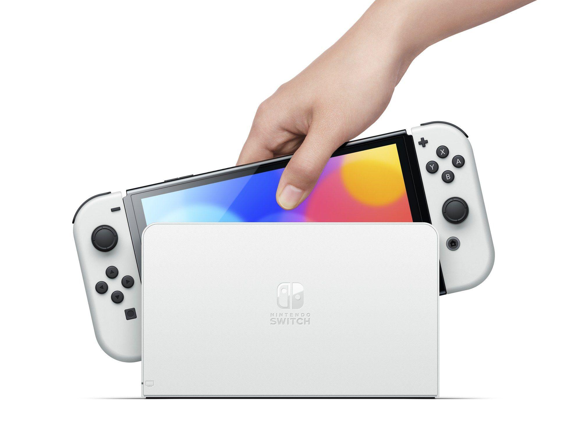 Consola Portátil NINTENDO Switch OLED (NVIDIA - 64 GB - 7" - Branco) — miniatura 7