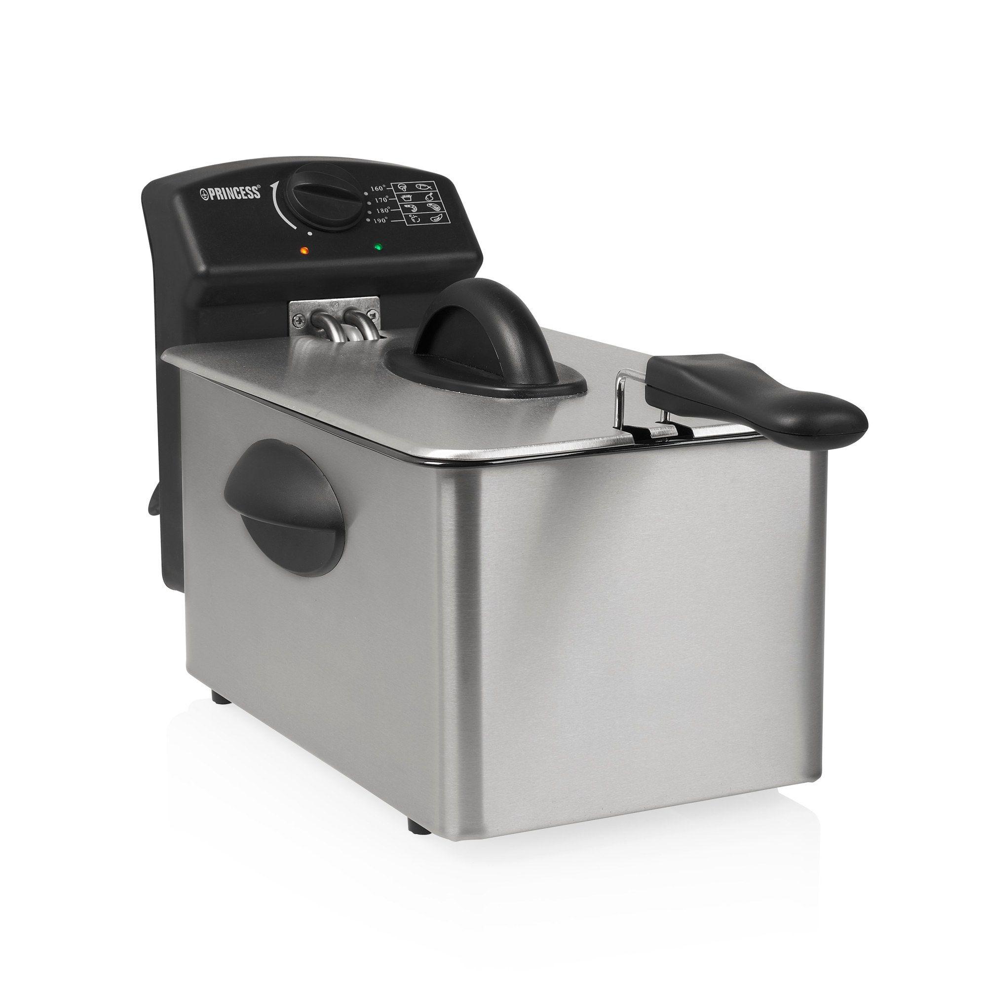 Fritadeira Independente PRINCESS 182642 (2000 W - 190 °C - 160 °C - Preto/Inox)