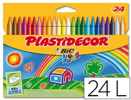 Lápis de Cera BIC Kids Plastidecor (Plástico - Multicor), miniatura 2