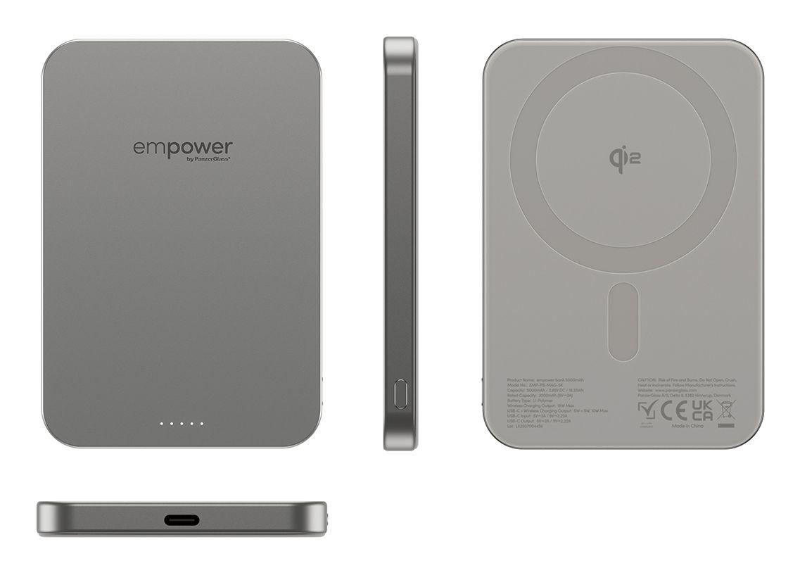 Powerbank PANZERGLASS empower™ Bank (5000 mAh - USB Type-C - Titânio), miniatura 5