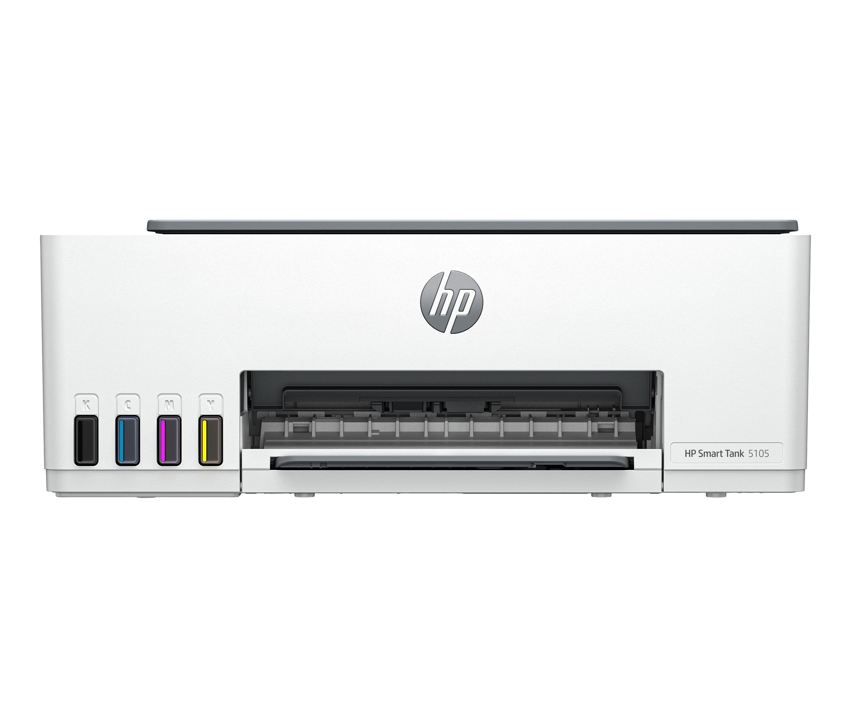 Impressora Multifunções HP Smart Tank 5105 (A4 - Impressão a cores - 100 folhas - Cinzento)