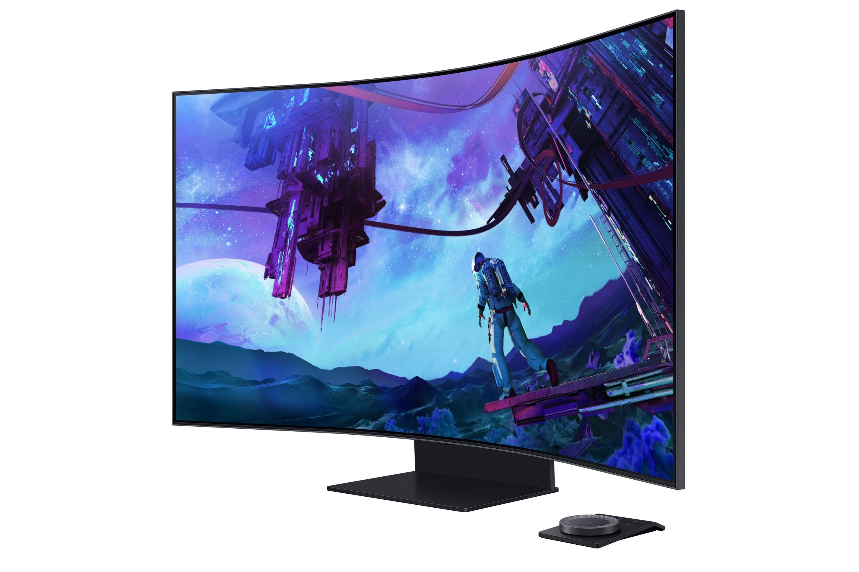 Monitor SAMSUNG Odyssey Ark G97NC S55CG970NU (55" - VA - 165 Hz - Preto) — miniatura 3