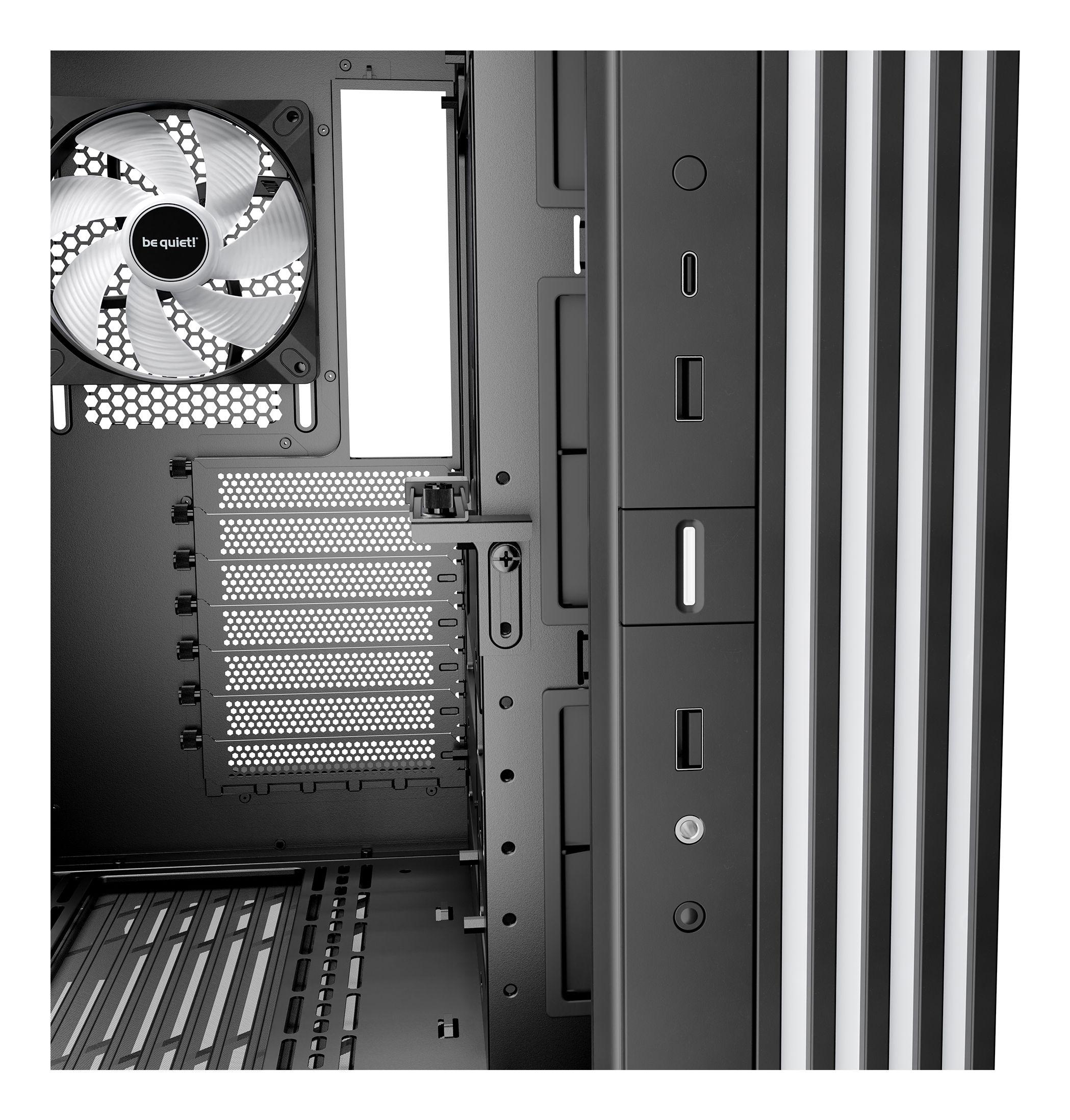 Caixa PC Gaming BE QUIET! Light Base 600 DX (ATX, micro ATX, Mini-ATX - ATX, PS2 - Mid Tower - Preto) — miniatura 6