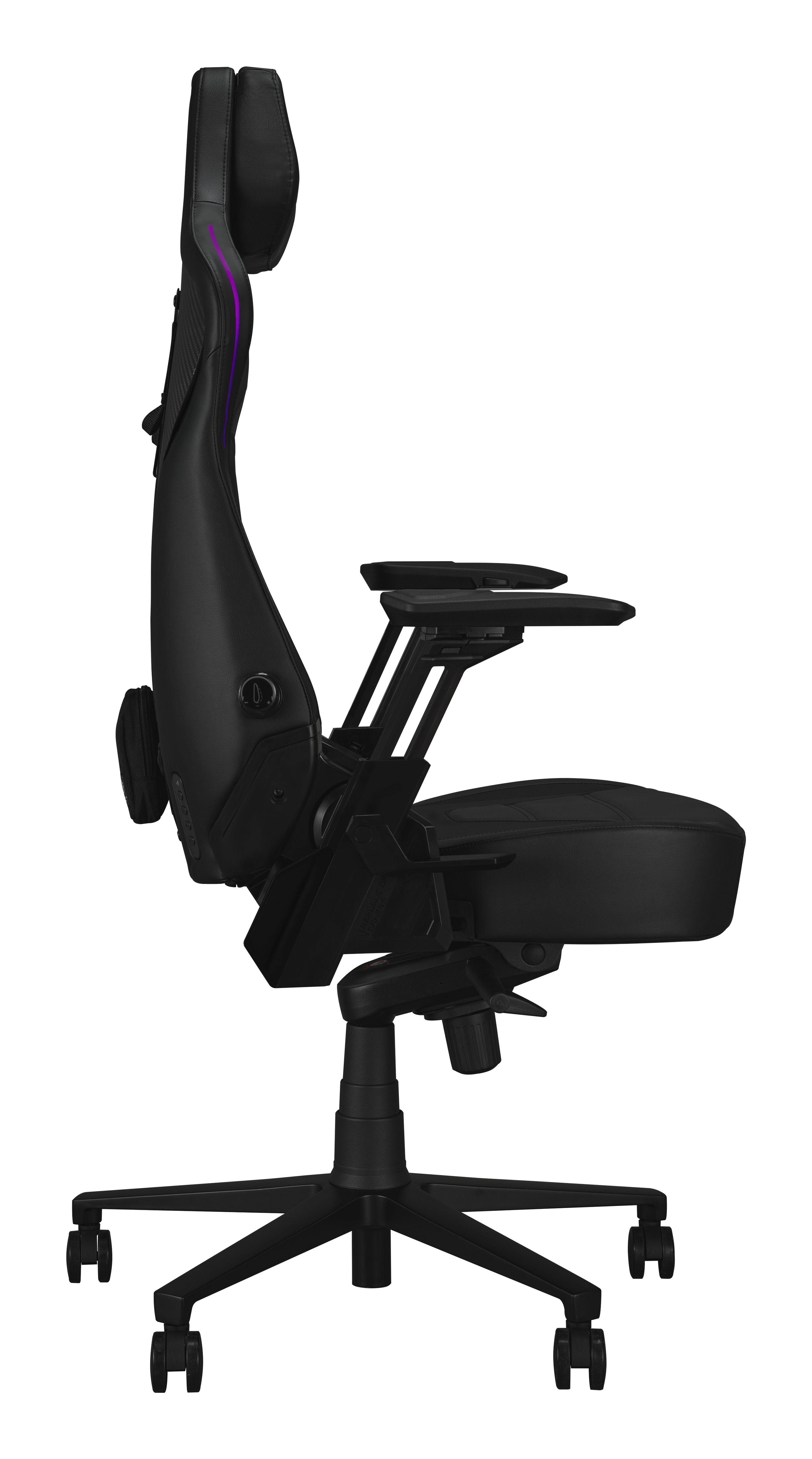 Cadeira Gaming ASUS ROG Courser (136 kg - Poliuretano - Metal - Preto), miniatura 3