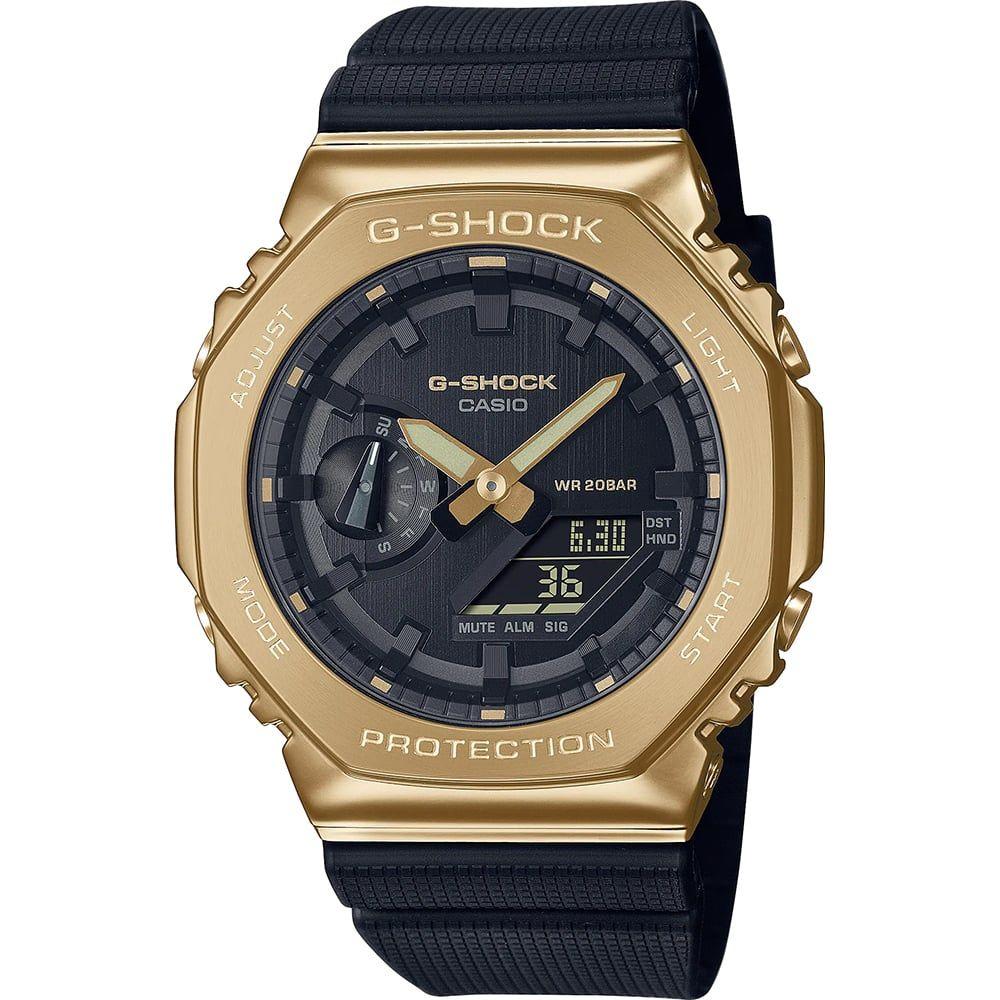 Relógio CASIO G-SHOCK GM-2100G-1A9ER (Resina - 44,5 mm - Preto)