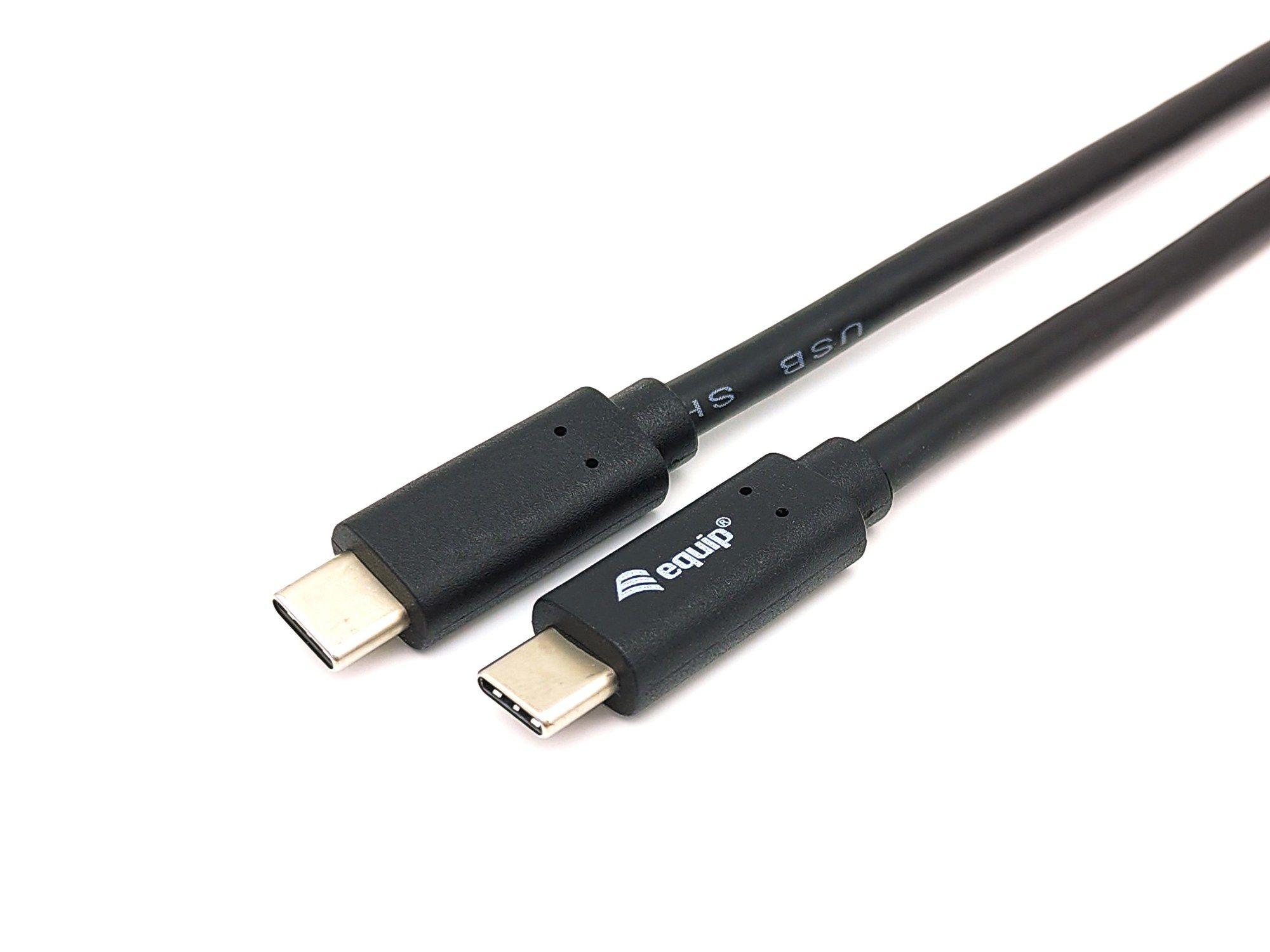 Cabo USB-C EQUIP 128348 (0,5 m - USB C - Preto)