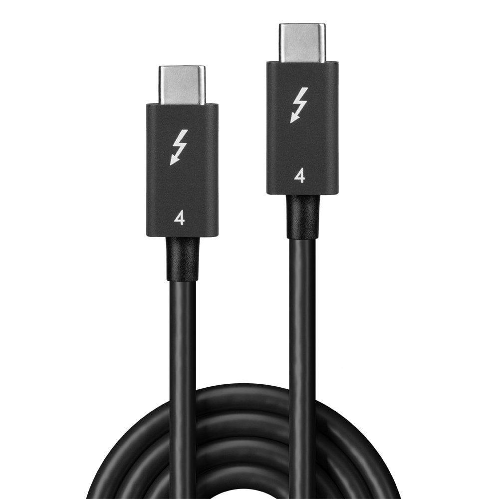 Cabo Thunderbolt 4 LINDY 31120 (1 m - Macho - Preto) — miniatura 2