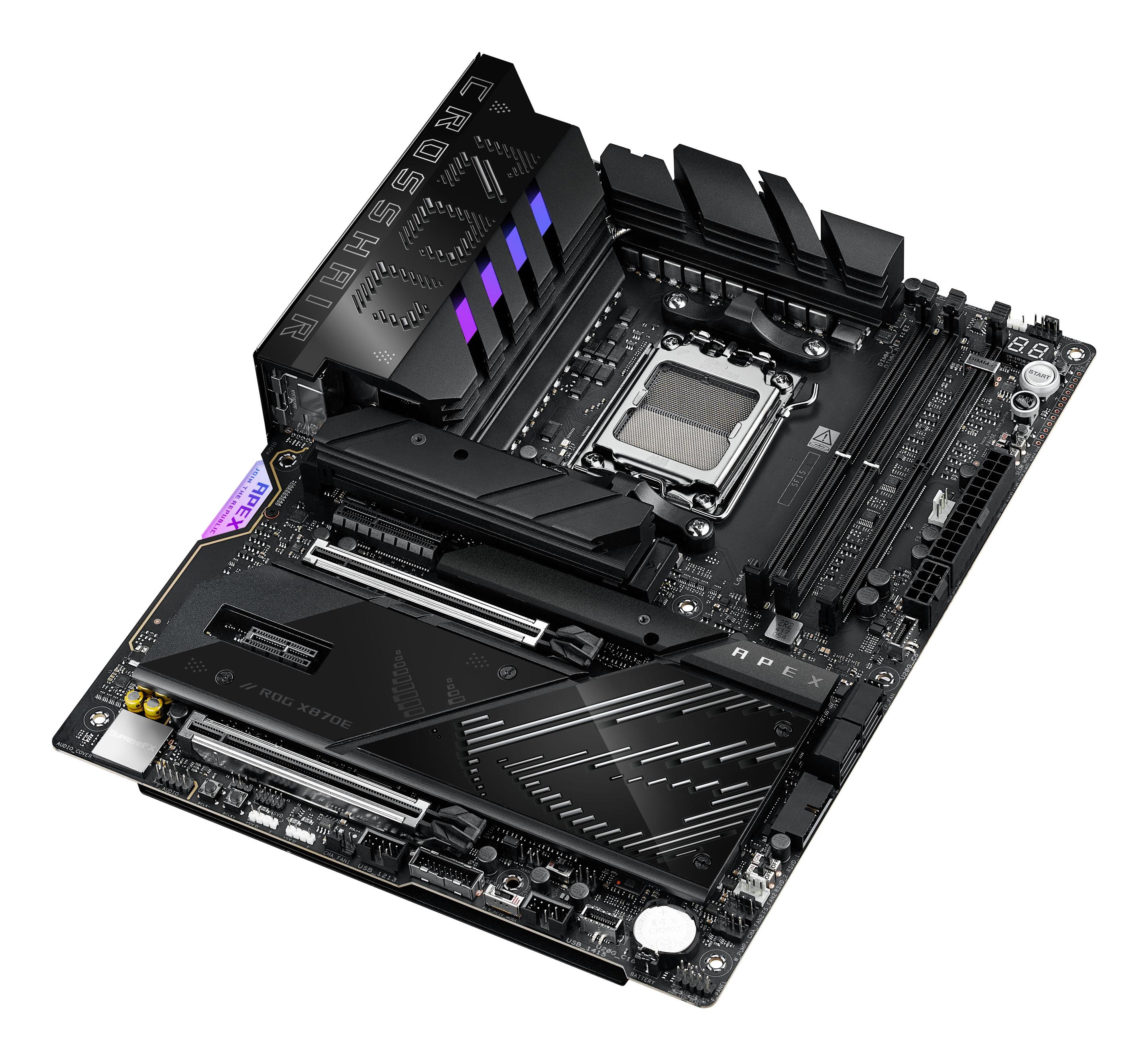 Motherboard ASUS ROG Crosshair X870E Apex (AM5 - ATX - Duplo canal - Preto), miniatura 8