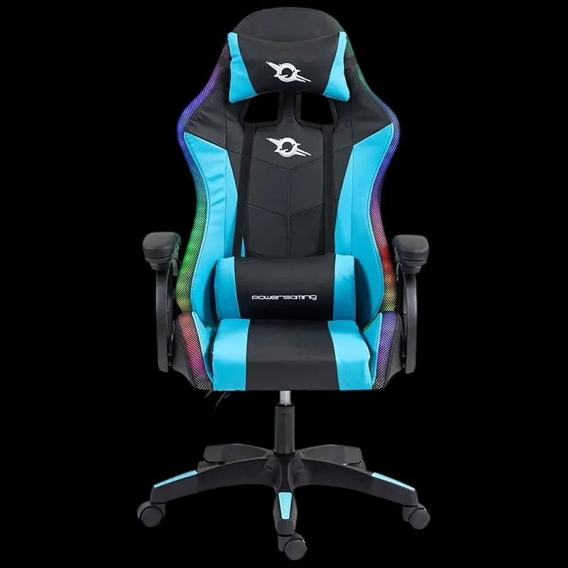 Cadeira Gaming POWERGAMING 813 RGB (Preto e Azul)