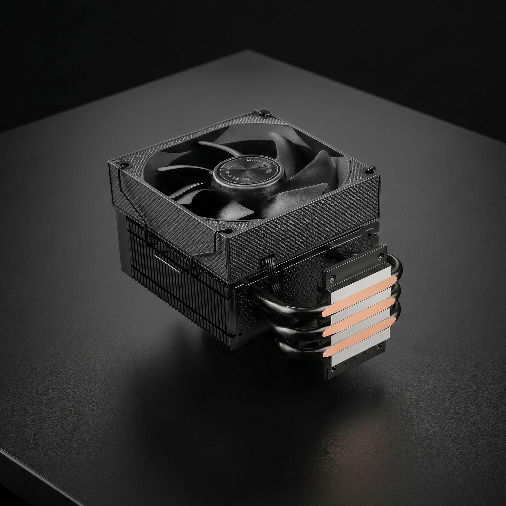 Dissipador CPU MARS GAMING MCPU-XPRO (Tripla torre - 90 mm - Altura 13,6 cm - Preto) — miniatura 6