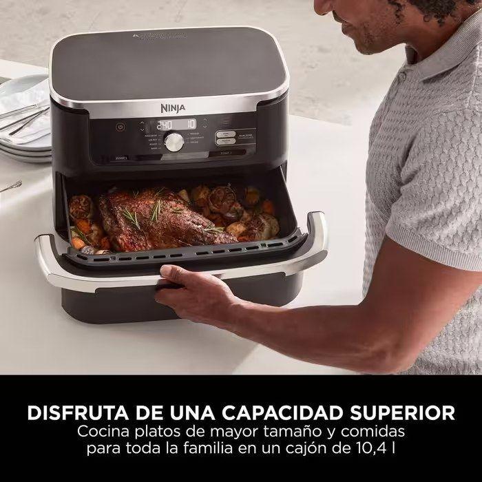 Fritadeira a Ar Quente Independente NINJA AF500EU (2470 W - 240 °C - 40 °C - Preto e Aço Inoxidável), miniatura 5