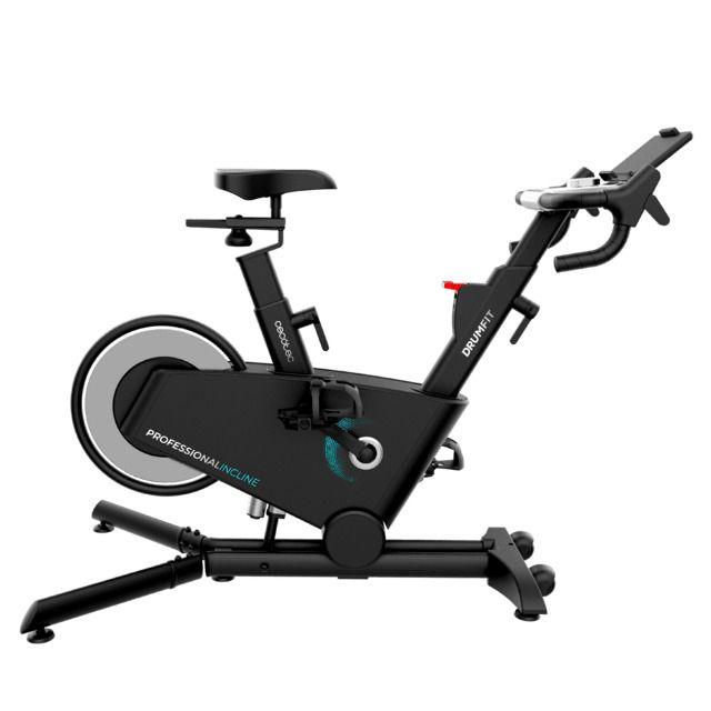Bicicleta de Exercício CECOTEC DrumFit Indoor Professional Incline (Preto)