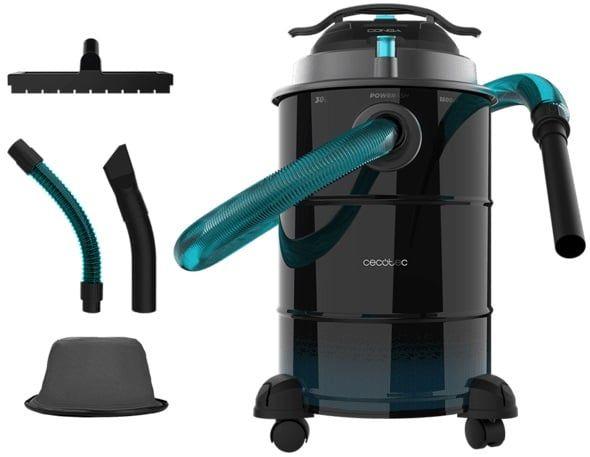 Aspirador de Cinzas CECOTEC Conga Ash 6000 EasyGo Home XL (1500 AW - 30 L - Sem saco - Preto e Turquesa) — miniatura 3