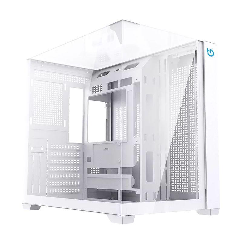 Caixa PC Gaming HIDITEC SKY (ATX, micro ATX, ITX - Torre - SECC, Vidro temperado - Branco) — miniatura 2