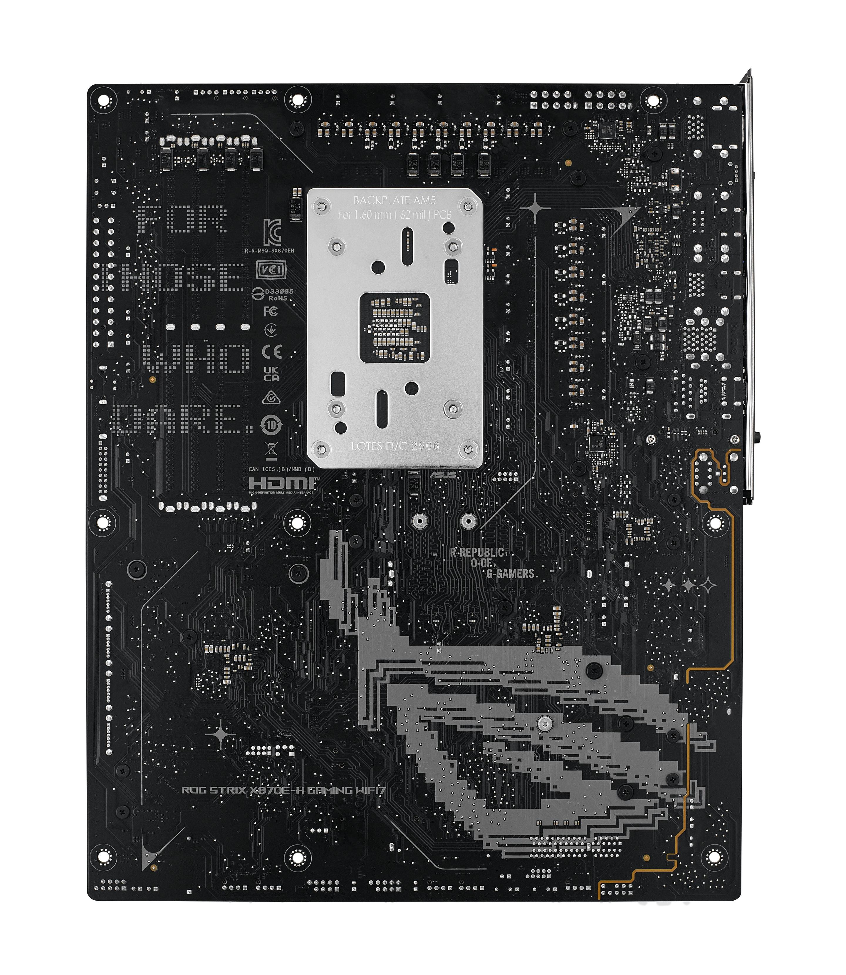 Motherboard ASUS ROG STRIX X870E-H GAMING WIFI7 (AM5 - ATX - Duplo canal - Preto), miniatura 8