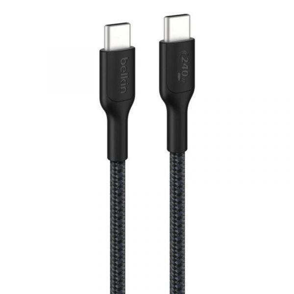 Cabo USB-C BELKIN BoostCharge Pro CAB025HQ2MBK (2 m - USB-C - Preto) — miniatura 2