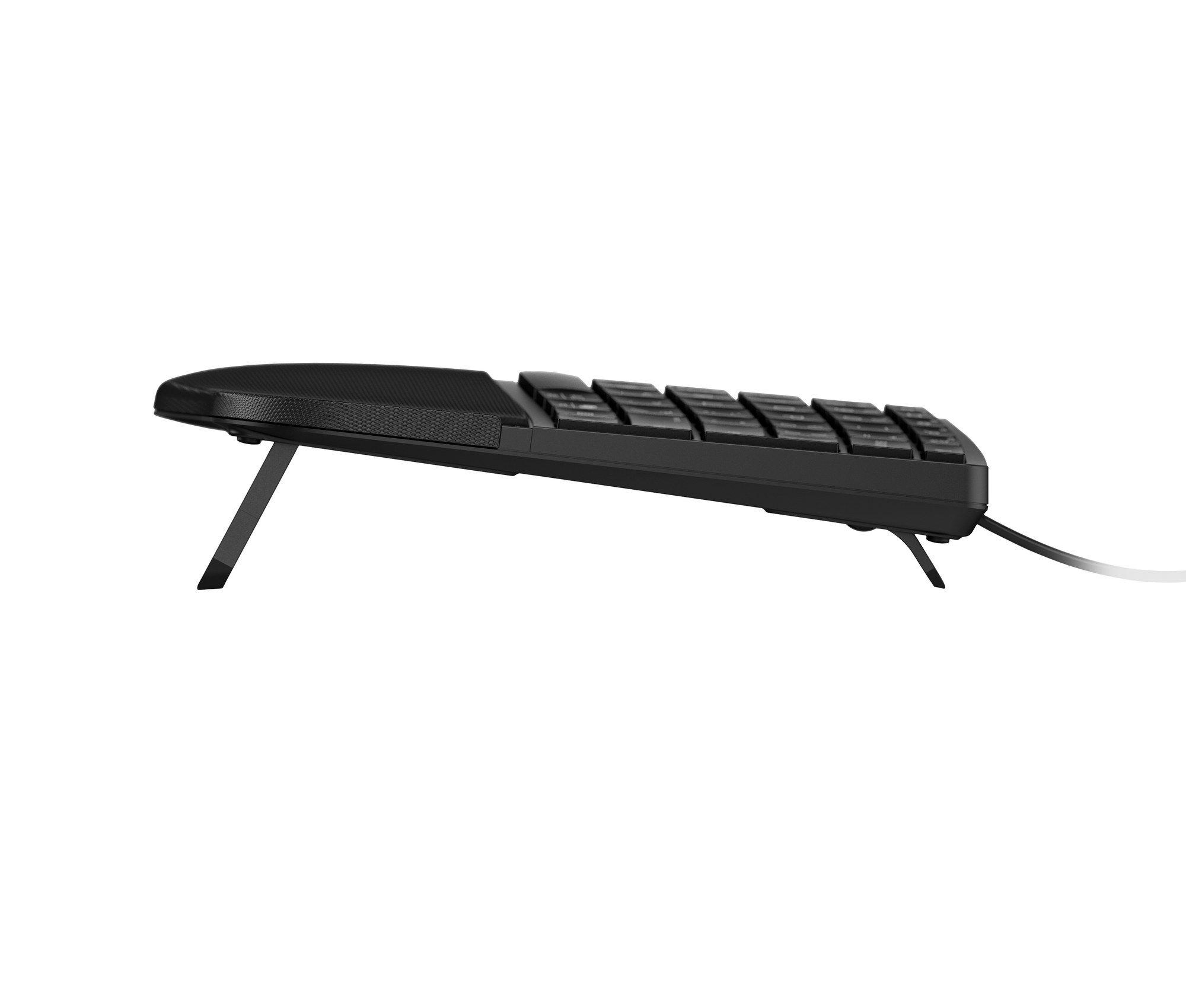 Teclado HP 480 Comfort (Plunger key switch - Tamanho completo - USB - Preto), miniatura 6
