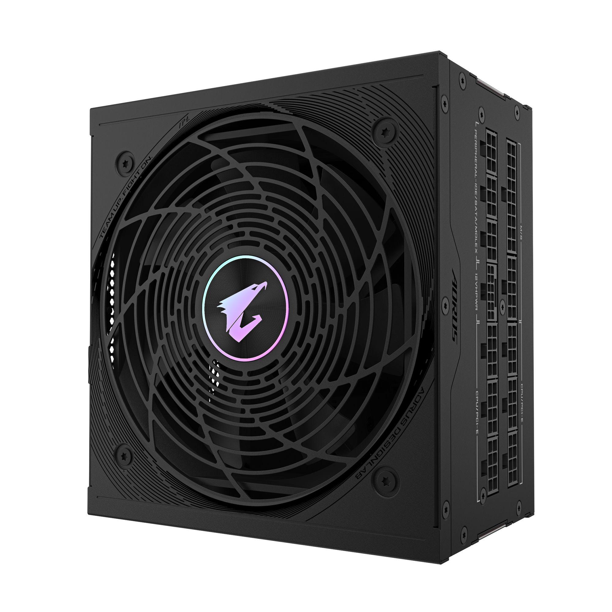 Fonte de Alimentação GIGABYTE AORUS ELITE P1000W GP-AE1000PM PG5 EU (ATX - 1000 W - 80 Plus Platinum - Preto), miniatura 2