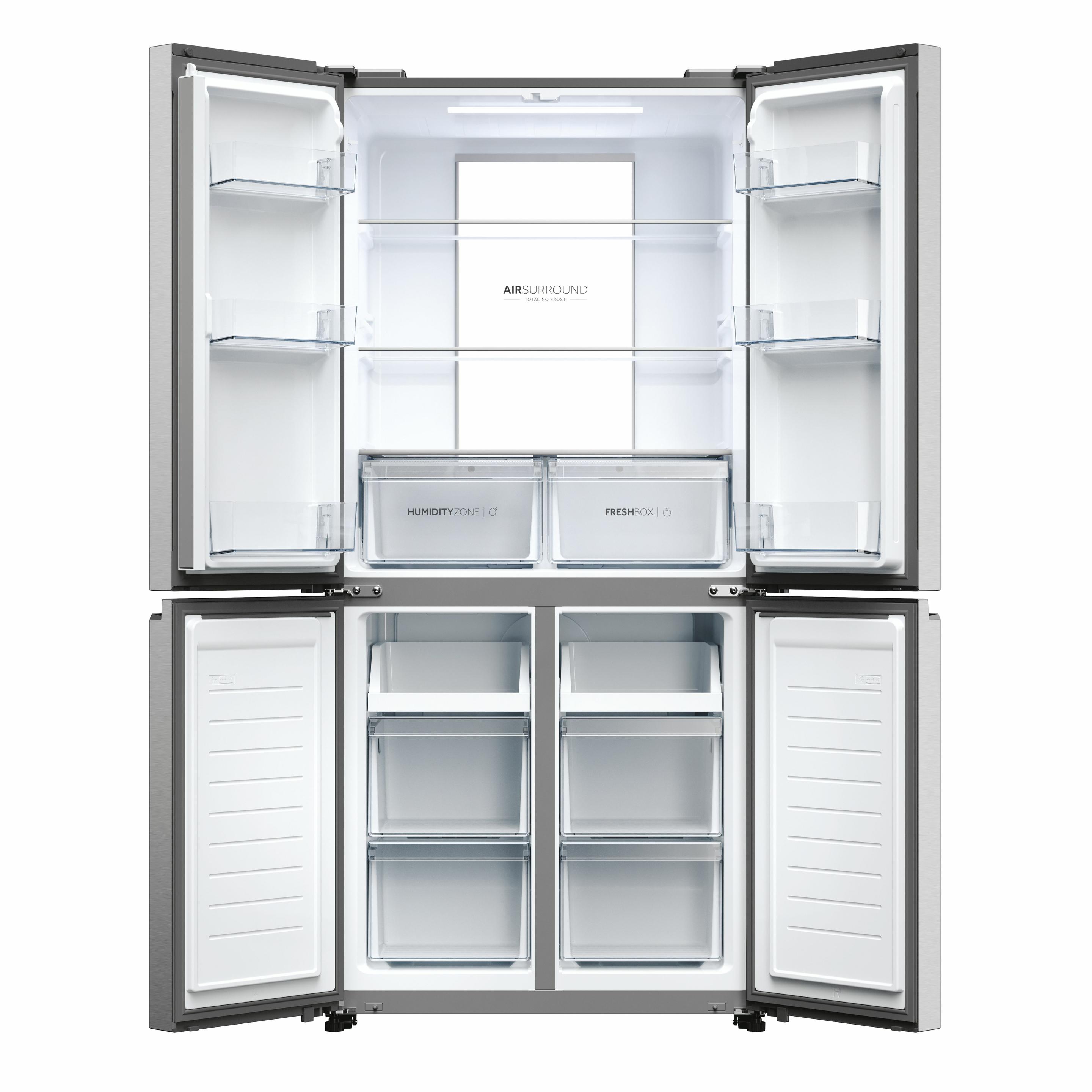 Frigorífico Americano Independente HAIER HCR7818DNMM (467 L - hOn - 181,5x83,3x65 cm - Inox), miniatura 3