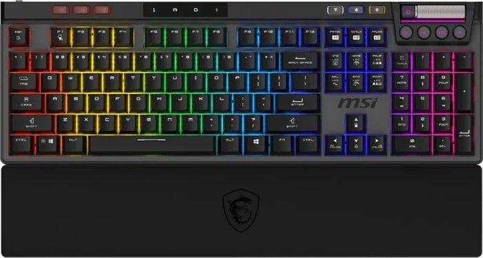 Teclado MSI STRIKE 600 Silent (FR - Kailh Midnight Pro Silent - Sem fios - Preto)
