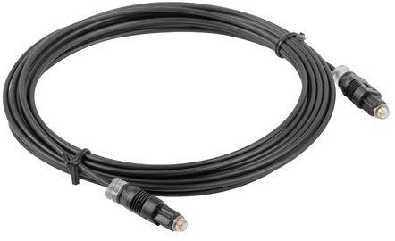 Cabo de Fibra Ótica de Áudio Digital LANBERG CA-TOSL-10CC-0030-BK (TOSLINK macho/TOSLINK macho - Preto), miniatura 3