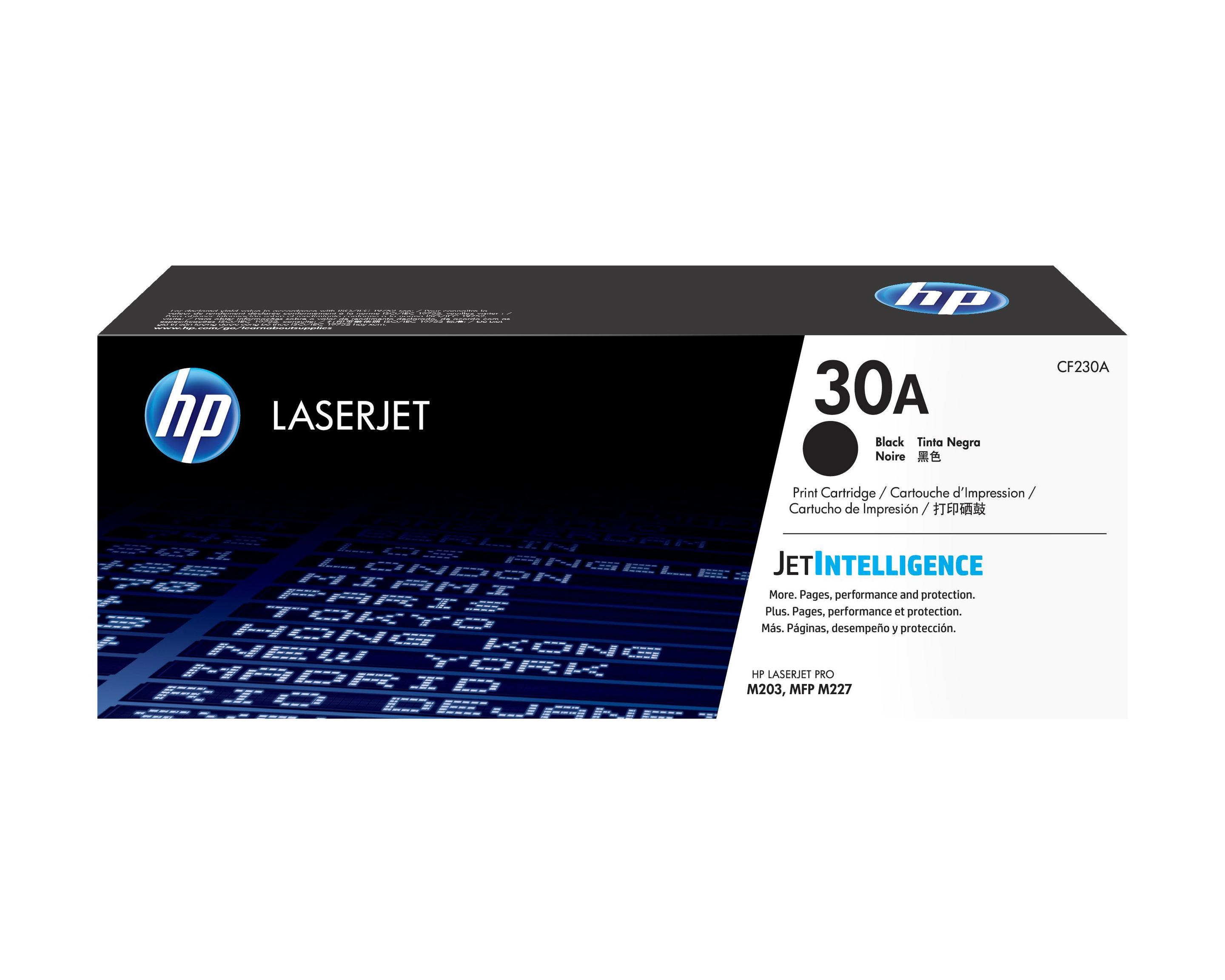Toner HP 30A CF230A (1600 páginas - Preto)