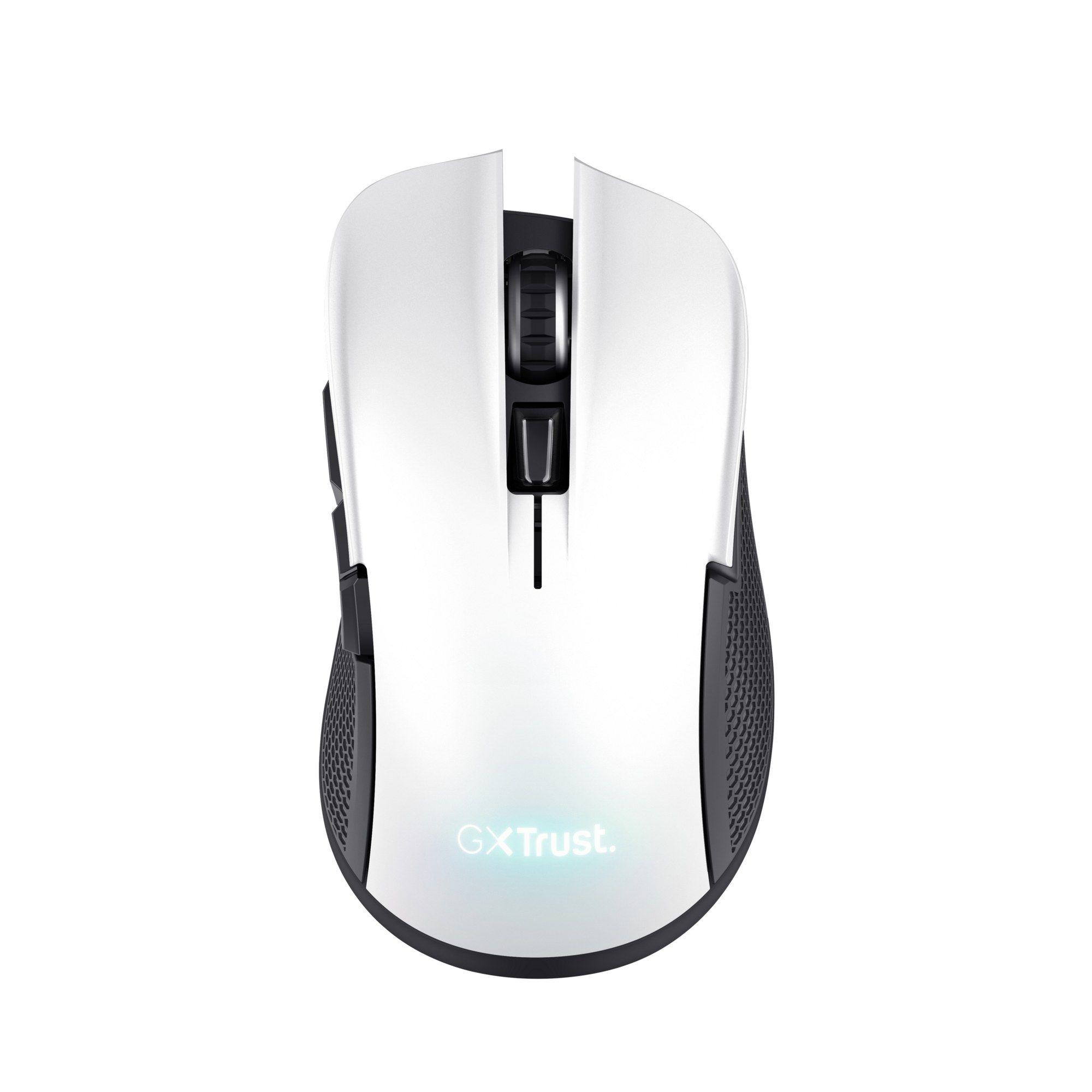 Rato Gaming TRUST GXT 923W YBAR (Mão direita - 7200 DPI - Ótico - Preto e Branco) — miniatura 4