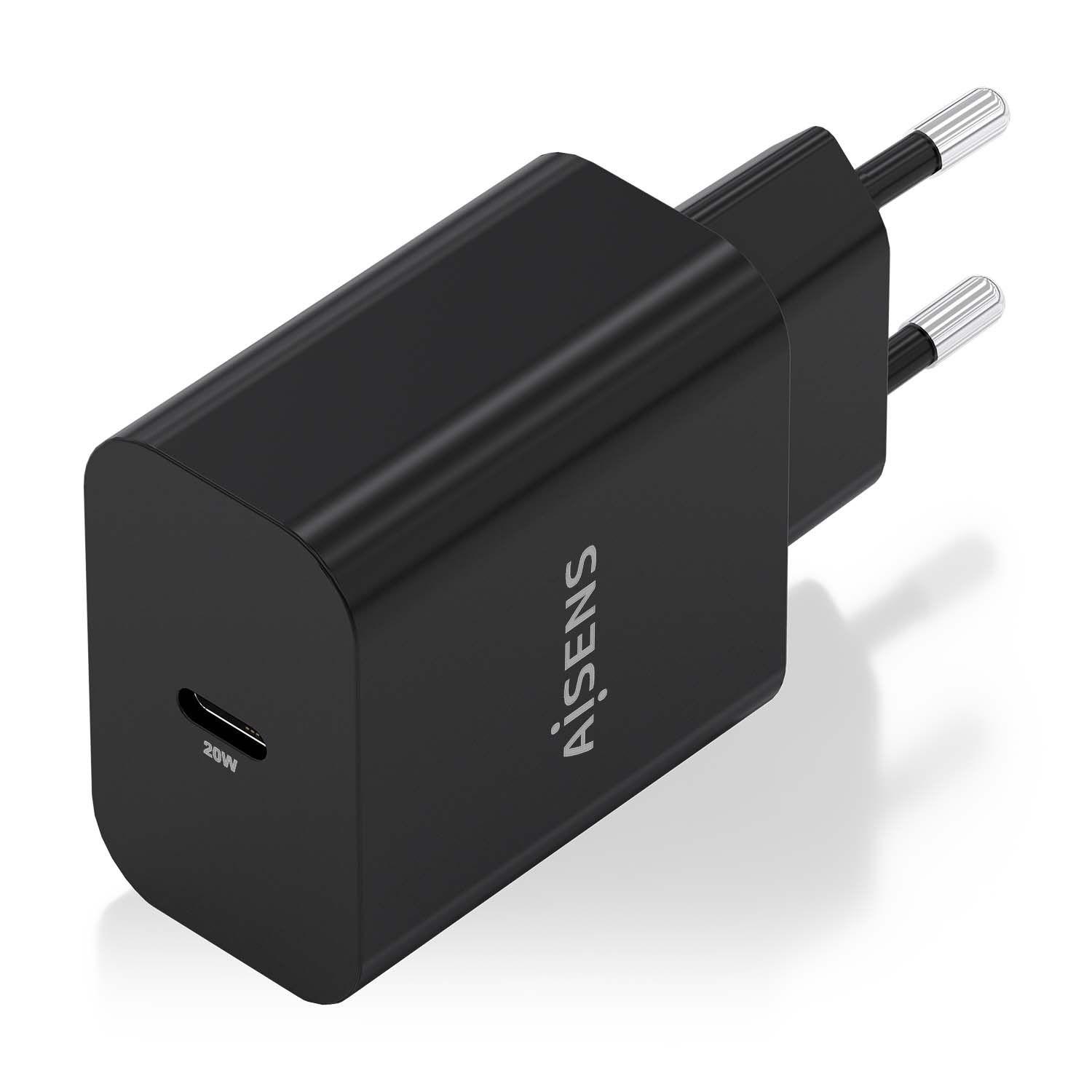 Carregador de Parede AISENS A110-0939 (20 W - Preto), miniatura 2