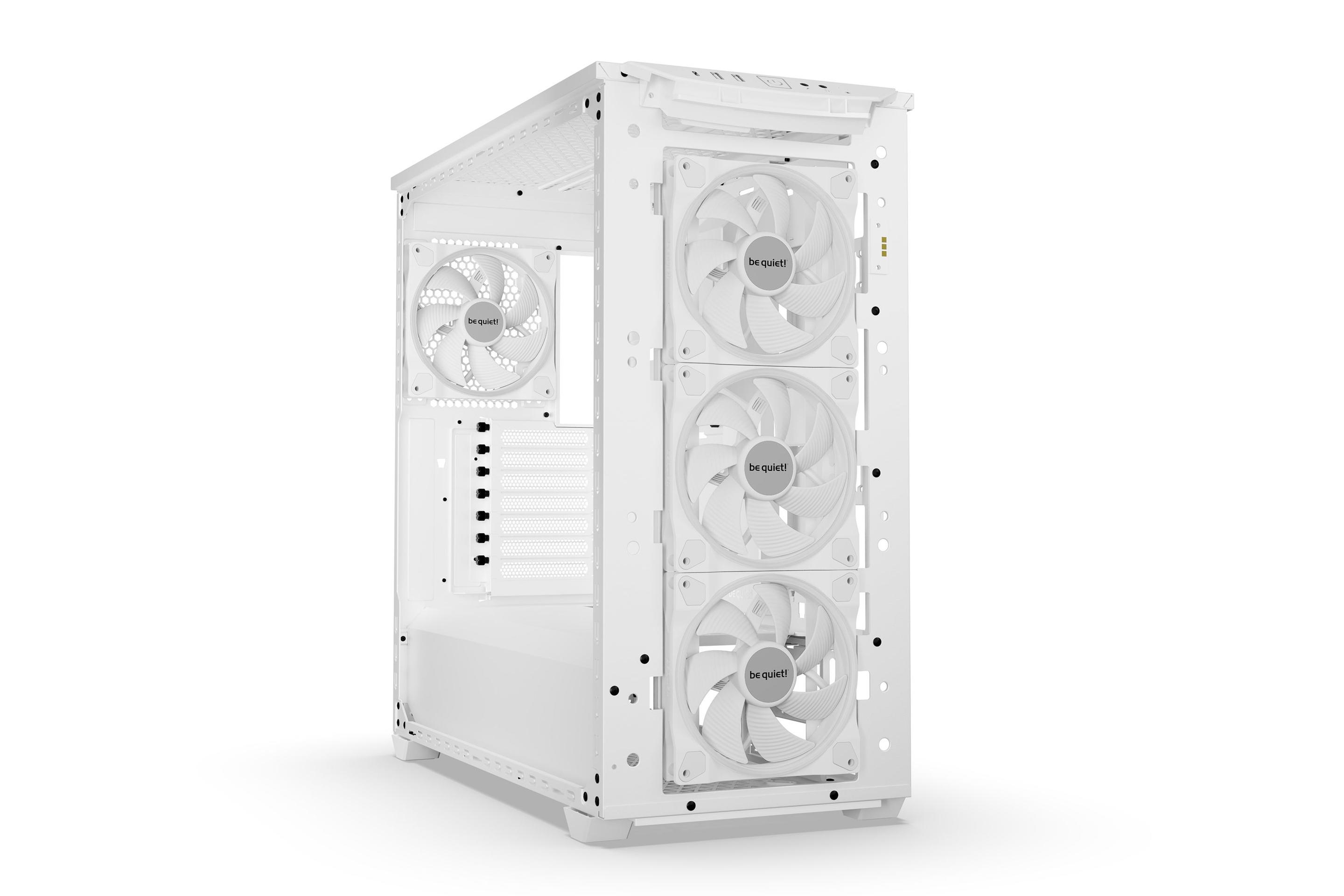 Caixa PC BE QUIET! Shadow Base 800 FX (ATX, EATX, micro ATX, Mini-ITX - ATX, PS2 - Midi Tower - Branco) — miniatura 3
