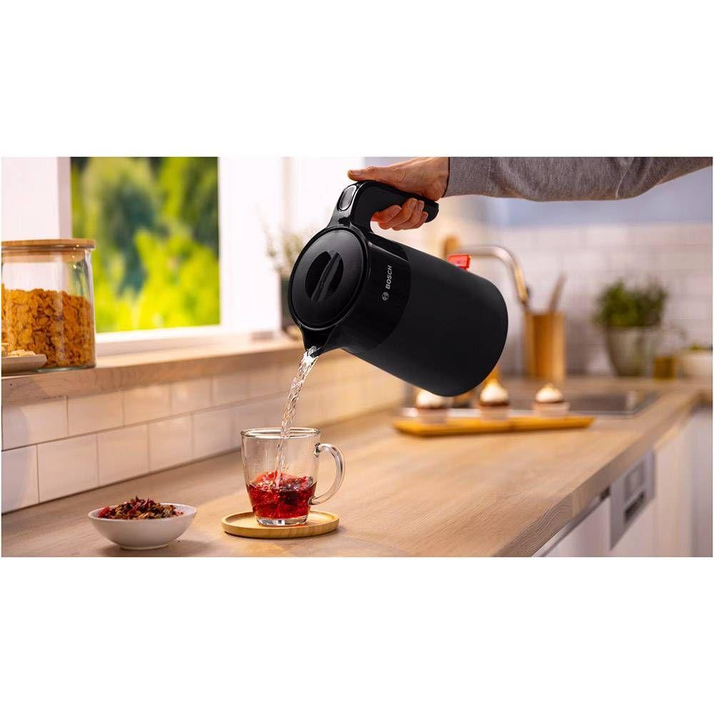 Jarro Elétrico BOSCH TWK2M163 (2400 W - 1,7 l - Plástico - Preto), miniatura 2