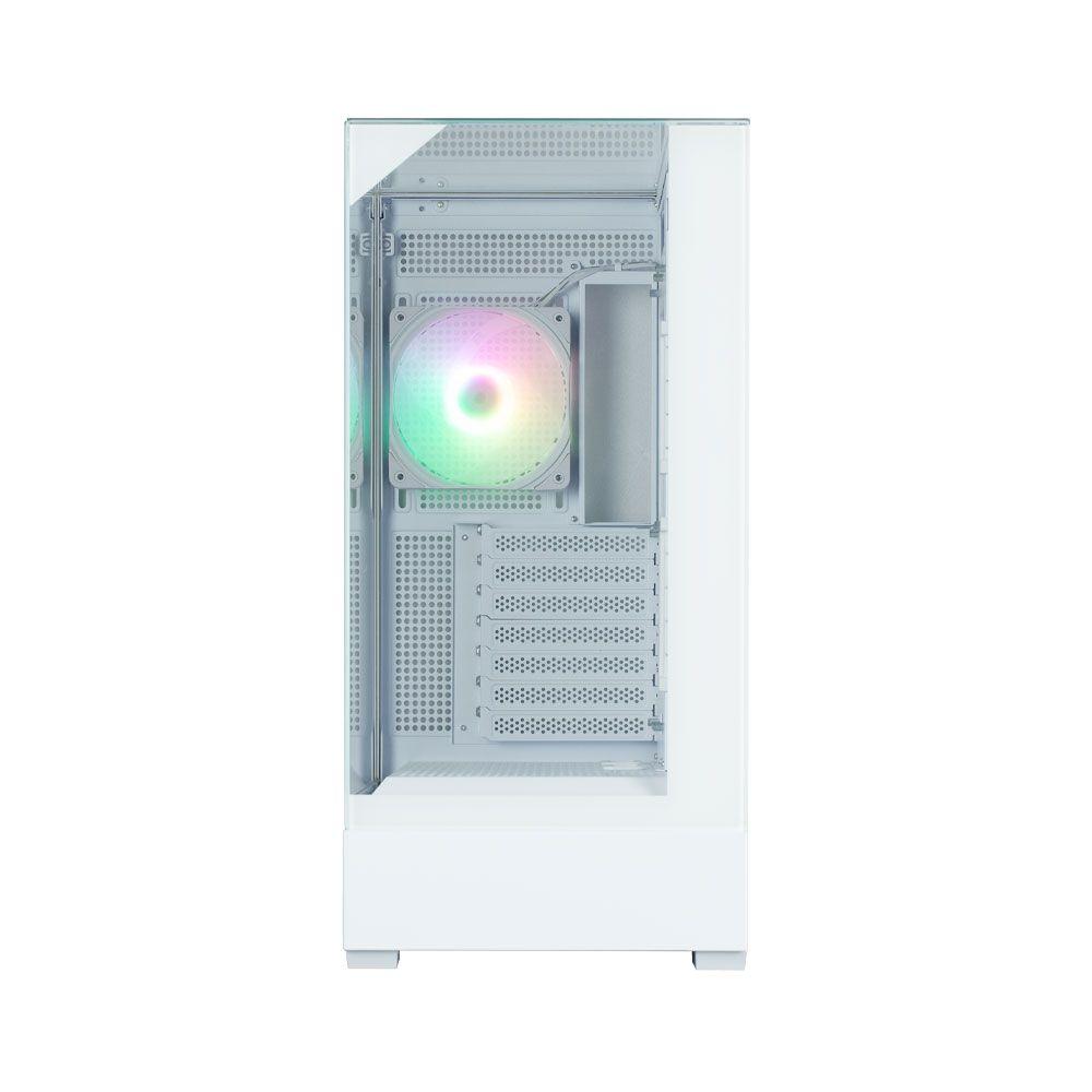 Caixa de Computador ZALMAN P40 PRISM WHITE (ATX, Micro ATX, Mini-ITX - Midi Tower - Plástico, aço, vidro temperado - Branco) — miniatura 6