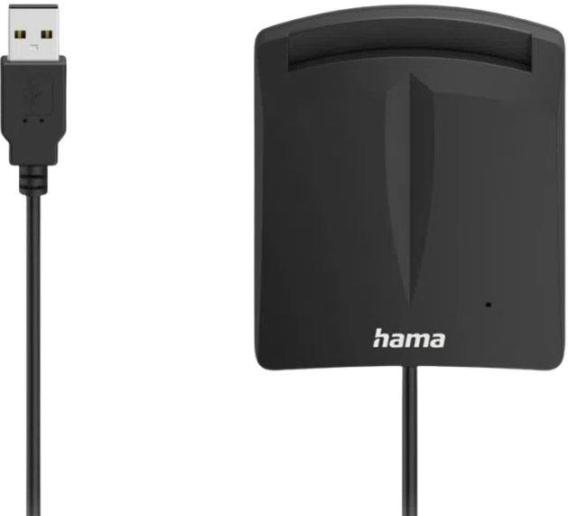 Leitor de Cartão de Cidadão HAMA 00053398 (Preto), miniatura 2