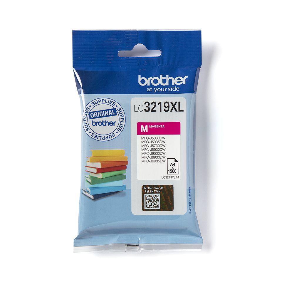 Tinteiro BROTHER LC3219XLM (1500 páginas - Magenta)