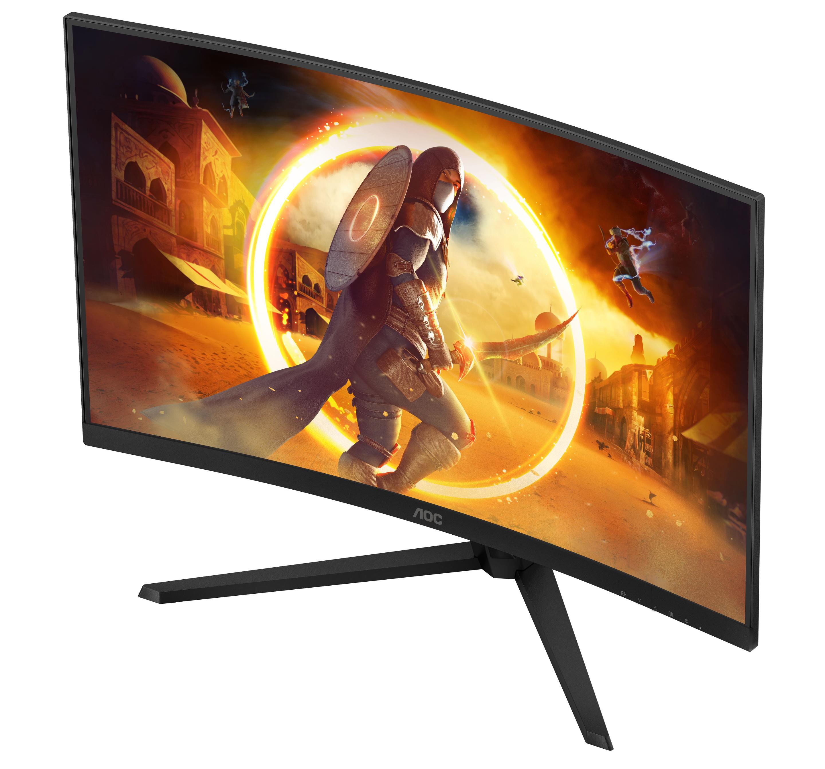 Monitor AOC CQ32G4VE (31,5" - Fast VA - 180 Hz - Preto/Cinzento) — miniatura 11