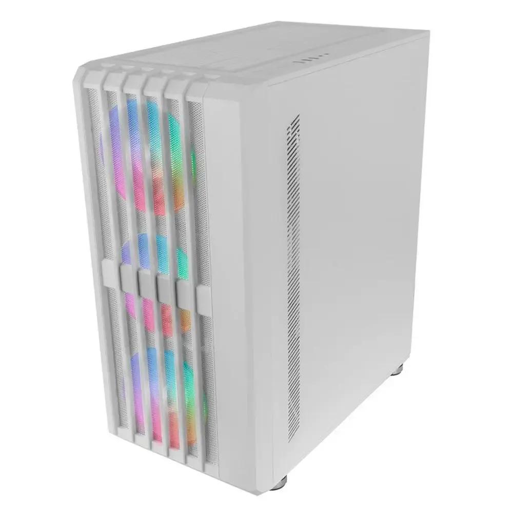 Caixa PC MARS GAMING MC-VAULT (ATX, micro ATX, Mini-ITX - Midi Tower - ATX, micro-ATX, Mini-ITX - Branco) — miniatura 4