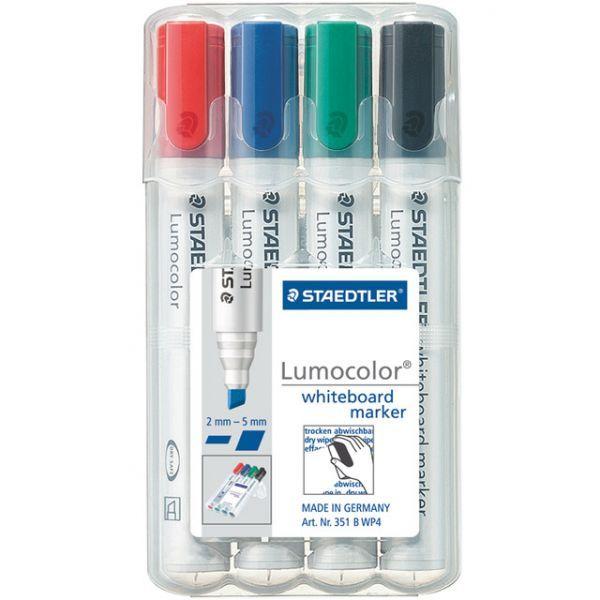 Conjunto de 4 Marcadores de Quadro Branco STAEDTLER Lumocolor 351 B WP4 (Polipropileno), miniatura 2