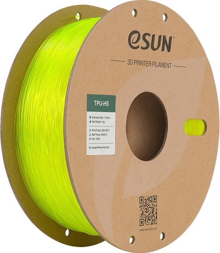 Filamento TPU ESUN TPU-HS175F-Y1P1 (Amarelo Fluorescente)