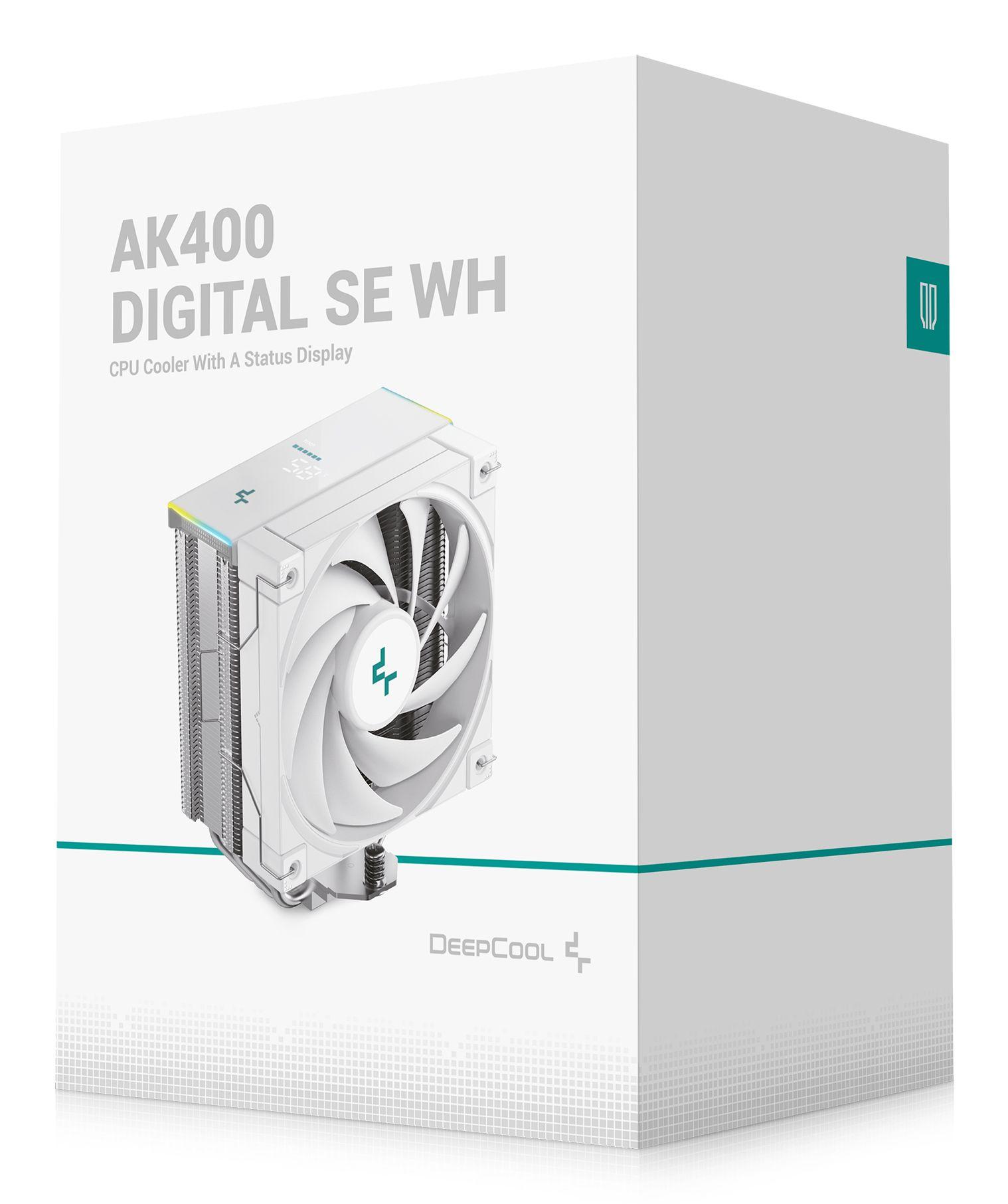Cooler de CPU DEEPCOOL AK400 Digital SE WH (Até 220 W - Alumínio - Multi - Branco), miniatura 9