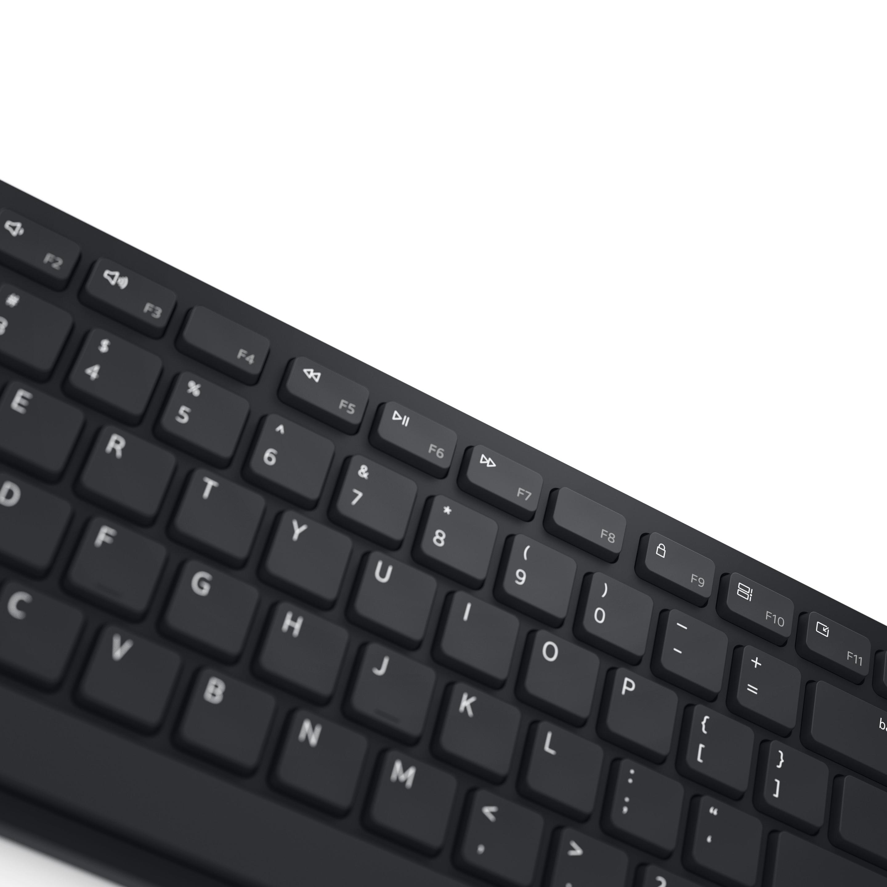 Teclado e Rato DELL KM5221W (Espanhol - Tamanho completo - RF Wireless - Preto), miniatura 10
