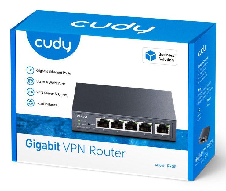 Router VPN CUDY R700 (Cinzento) — miniatura 4