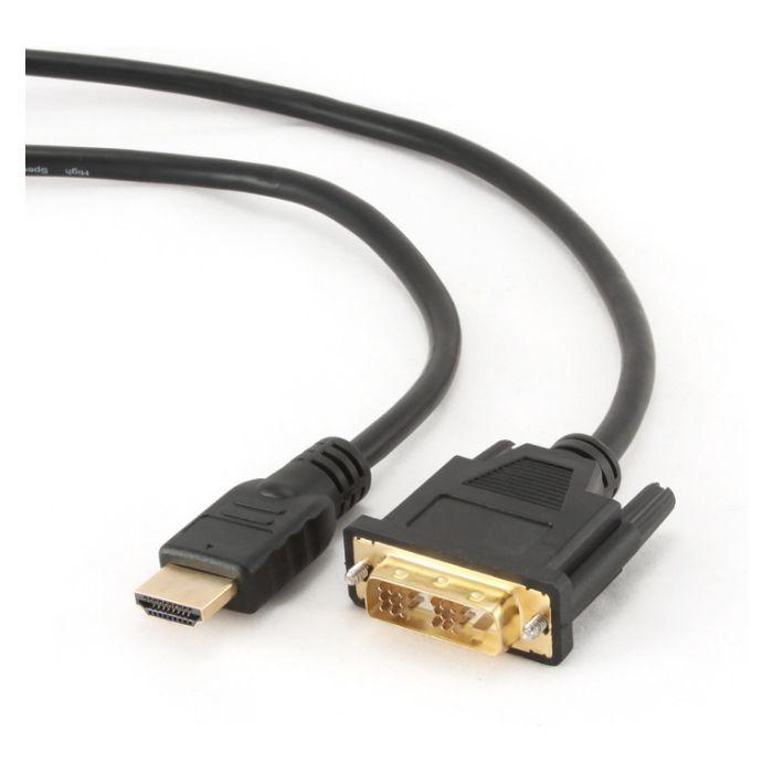 Cabo HDMI para DVI GEMBIRD CC-HDMI-DVI-6 (Preto), miniatura 3