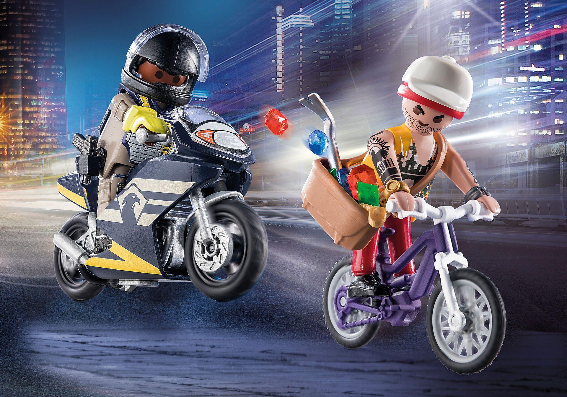 Conjunto de Figuras PLAYMOBIL City Action 71255 Forças Especiais e Ladrão (4 anos - Multicor)