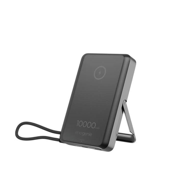 Bateria Externa GEMBIRD PB10-WPC15MS-01 (10000 mAh - Preto)