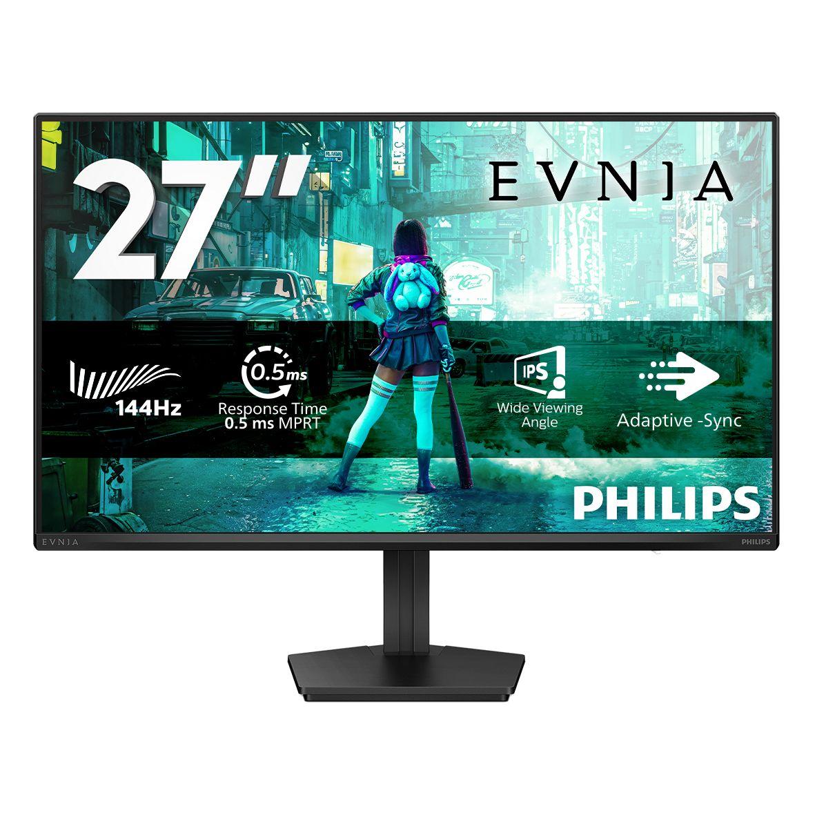Monitor PHILIPS Evnia 3000 27M2N3200NF/00 (27" - IPS - 144 Hz - Preto)