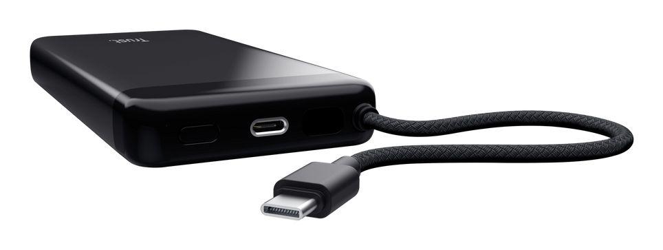 Powerbank TRUST Fiera 25881 (20000 mAh - 77 Wh - 20 W - Preto)