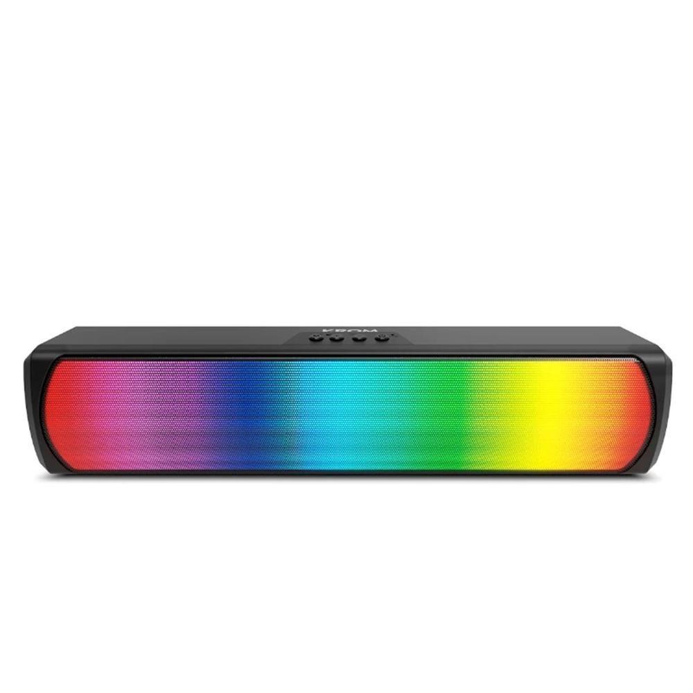 Barra de Som KROM K-POP (6 W - Com fios e sem fios - Preto)