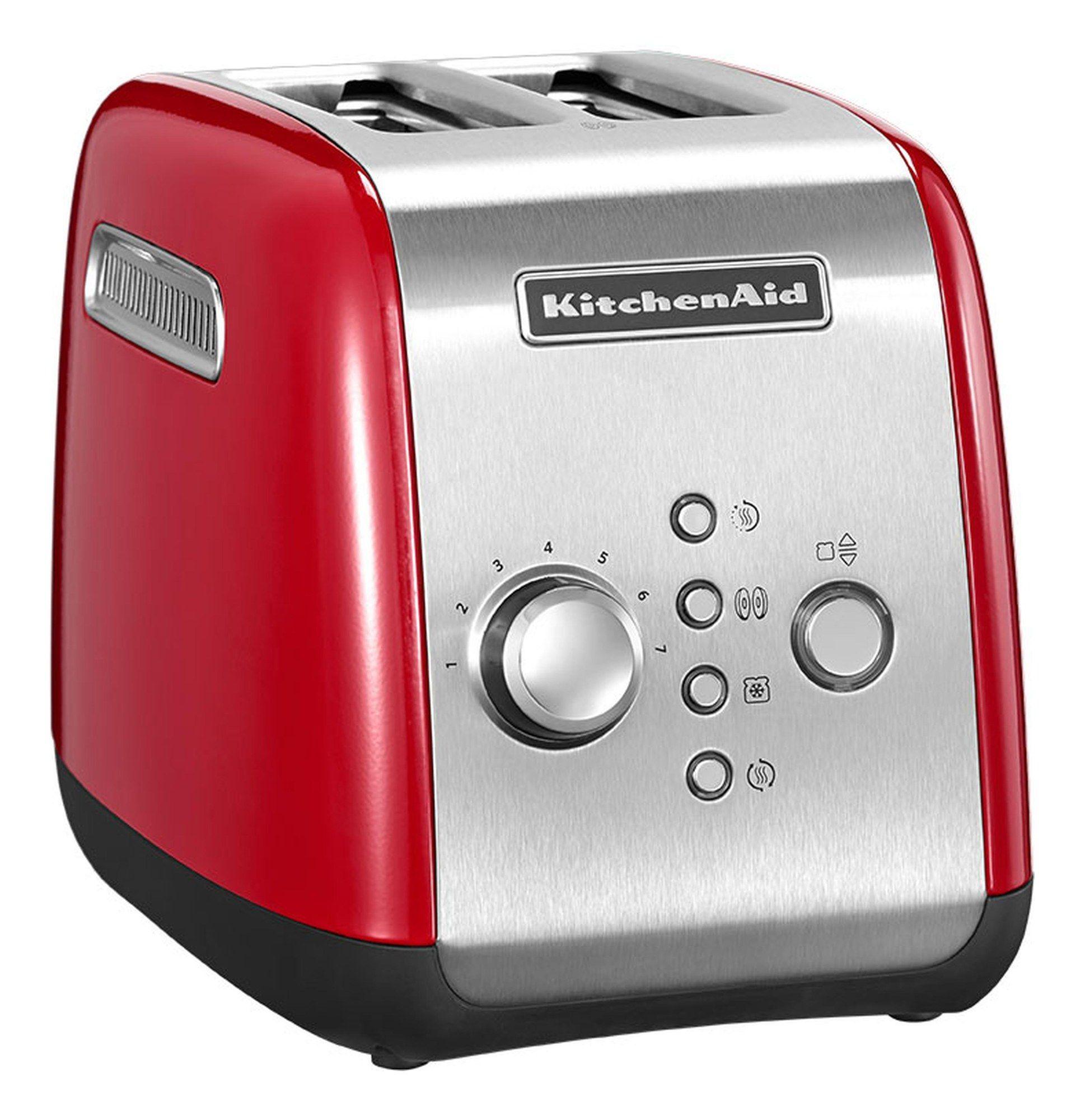 Torradeira KITCHENAID 5KMT221EER (1100 W - Metal - Altura 21 cm - Vermelho)