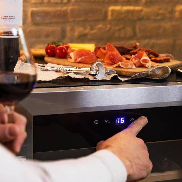 Cave de Vinhos Independente CECOTEC GrandSommelier 2050 Inox 20B (20 garrafas - 53 l - Altura 64,8 cm - Inox e Preto) — miniatura 4